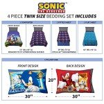 Sonic The Hedgehog Twin Comforter & Sheet Set