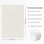 Boho Modern Abstract Canvas Wall Art Set