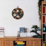 Boho Floral Wall Art - Mid Century Modern Decor