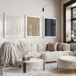 Boho Modern Abstract Canvas Wall Art Set