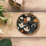 Boho Floral Wall Art - Mid Century Modern Decor