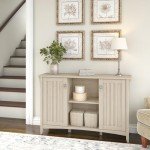 Salinas Farmhouse Accent Storage Cabinet with Doors