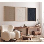 Boho Modern Abstract Canvas Wall Art Set