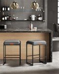 Set of 2 Mid-Century Modern Bar Stools