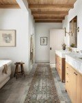 Georgie Collection Moss/Salmon Area Rug 5' x 7'6