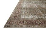 Georgie Collection Moss/Salmon Area Rug 5' x 7'6