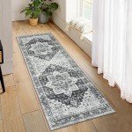 Vintage 2x6 Runner Rug for Entryway and Hallway