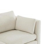 Oversized U-Shaped Modular Sofa with Storage Ottomans