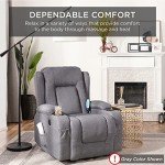 Modern Electric Power Lift Recliner Chair - Black