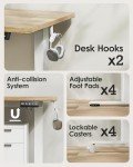 Height Adjustable Electric Standing Desk - 47"x24