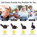 Power Lift Recliner with Heat & Massage – Dark Brown