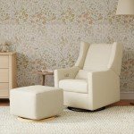 Babyletto Kiwi Electric Nursery Glider Chair - Cream
