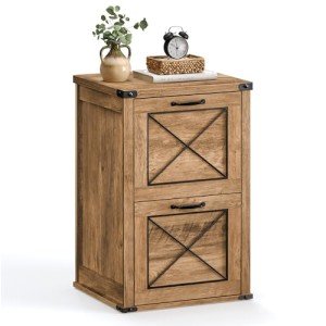 Modern Farmhouse File Cabinet with 2 Drawers