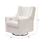 Babyletto Kiwi Electric Nursery Glider Chair - Cream