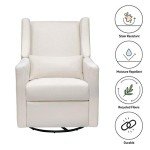 Babyletto Kiwi Electric Nursery Glider Chair - Cream