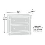 Sauder Palladia Lateral File in Select Cherry