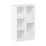 Furinno Luder 5-Cube Storage Bookcase - White
