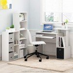 Furinno Luder 5-Cube Storage Bookcase - White