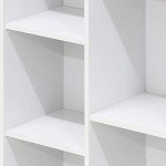 Furinno Luder 5-Cube Storage Bookcase - White