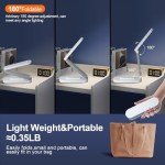 Rechargeable LED Desk Lamp - Foldable and Portable