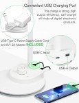 LED Desk Lamp with USB Charging and 3 Modes