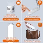 Rechargeable LED Desk Lamp - Foldable and Portable