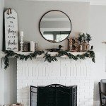 Fabuday 20-Inch Round Black Wall Mirror