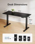HUANUO Adjustable Electric Standing Desk - 48" x 24