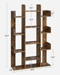 Tree-Shaped Bookshelf with 13 Storage Shelves