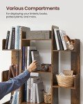 Tree-Shaped Bookshelf with 13 Storage Shelves