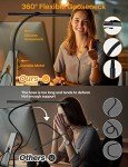 Adjustable LED Desk Lamp with Flexible Gooseneck