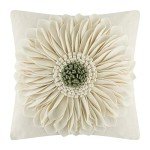 3D Sunflower Decorative Pillow Covers - 18x18 Inches
