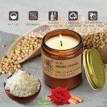 Large Scented Candle Set - Aromatherapy 4 Pack
