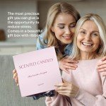 Scented Soy Wax Candle Gift Set - 4 Pack