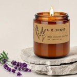 Large Scented Candle Set - Aromatherapy 4 Pack