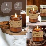 Large Scented Candle Set - Aromatherapy 4 Pack