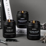 Men's Scented Candle Set - 6 Pack 300 Hour