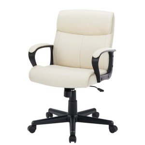 Adjustable Mid-Back Office Chair with Armrests