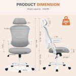 Ergonomic High-Back Mesh Office Desk Chair