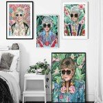 80s Golden Girls Wall Art Set for Decor
