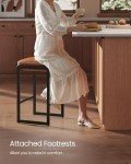 VASAGLE Set of 2 Bar Stools for Kitchen
