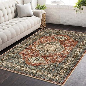 Lahome Vintage Washable 3x5 Area Rug