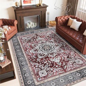 Boho 5x7 Machine Washable Non-Slip Area Rug