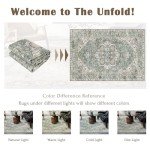 Sage Green Washable Area Rug 8x10