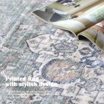 Sage Green Washable Area Rug 8x10