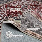 Boho 5x7 Machine Washable Non-Slip Area Rug