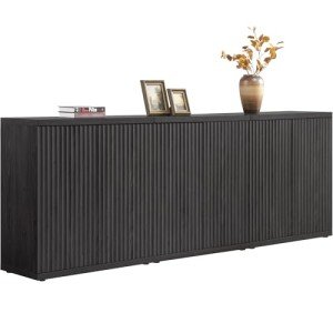 Modern Buffet Cabinet with Storage and Shelves