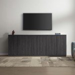 Modern Buffet Cabinet with Storage and Shelves