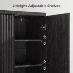 Modern Buffet Cabinet with Storage and Shelves