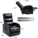 AVAWING Electric Recliner with Heat and Massage
